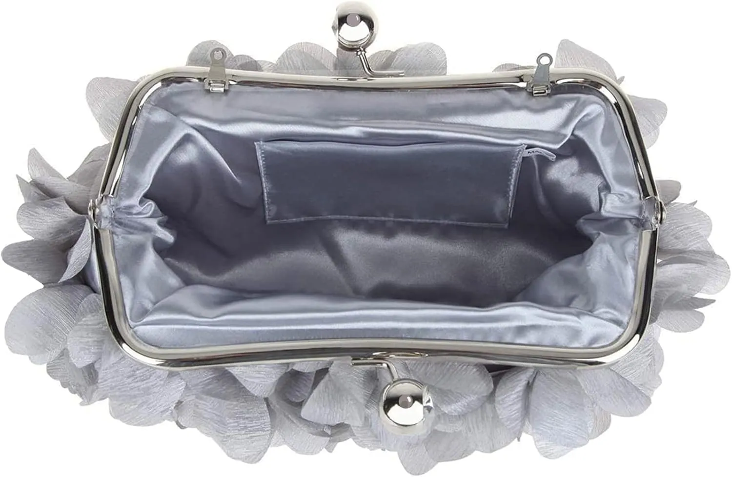 Women Elegant Evening Purse, Small Floral Clutch Bag with Detachable Chain for Wedding, Party, Prom