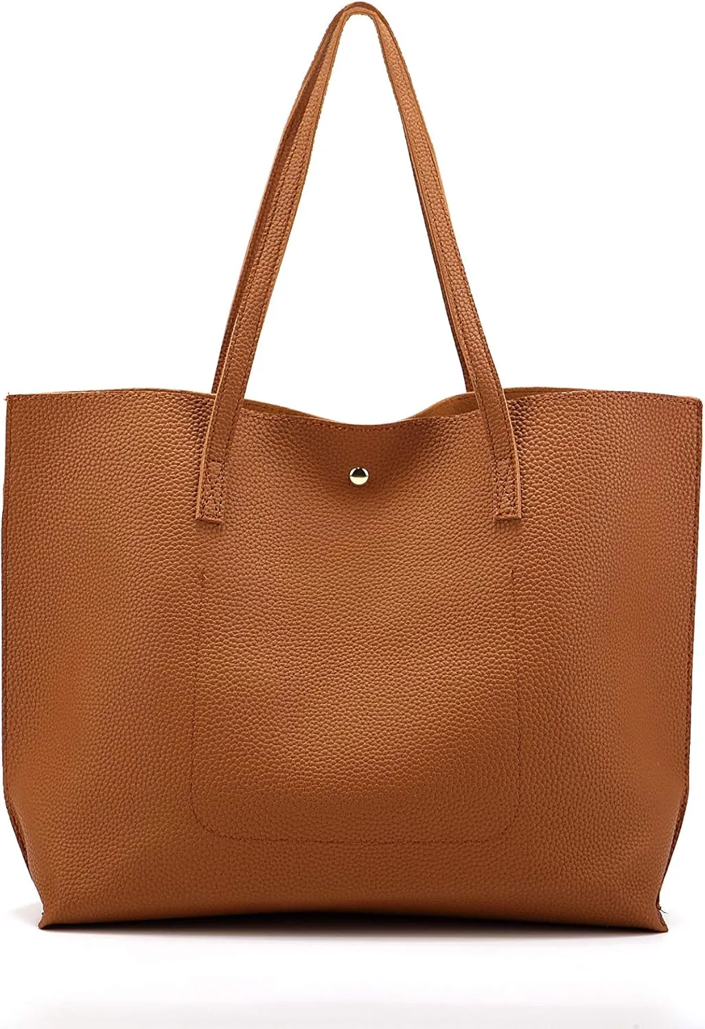 Women Tote Bags Top Handle Satchel Handbags PU Faux Leather Tote Bag with Tassel Shoulder Purse