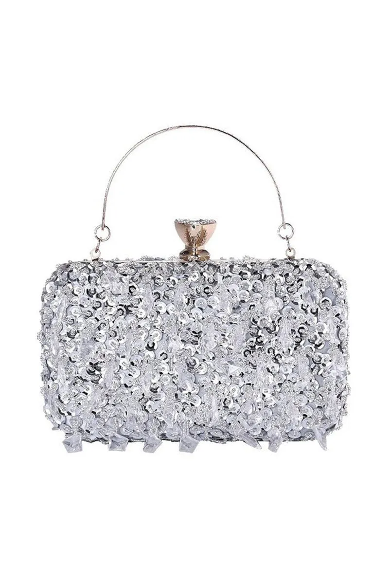Women's Beaded Sequined Evening Clutch Bags
