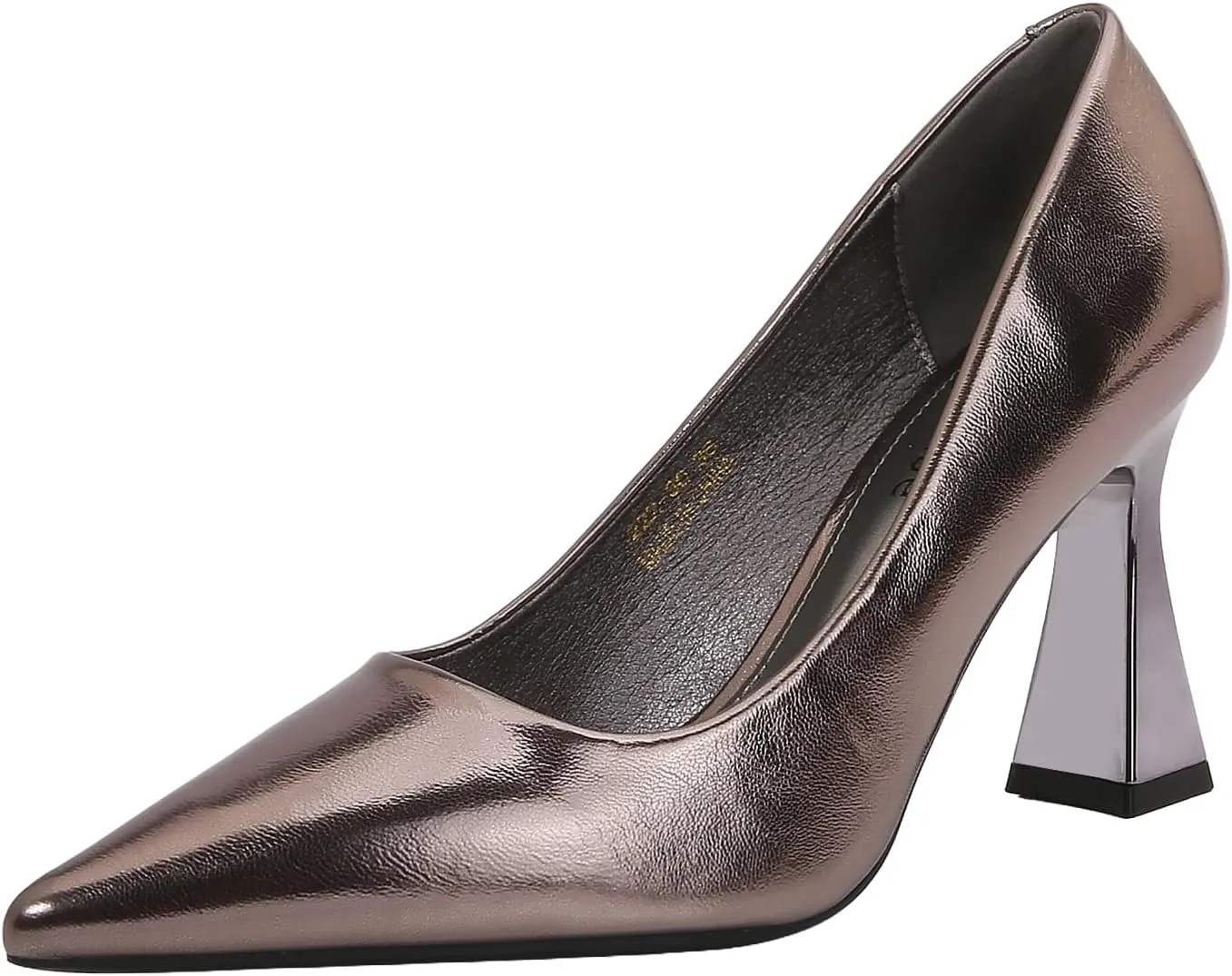 Women’s Bow Pumps Elegant Pointed Toe Dress Heels with Sculpted Flared Heel, Perfect for Weddings, Evening Events & Formal Occasions