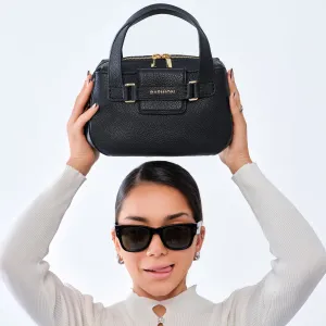 Women's Calf Leather Floater Handmade Crossbody Bag W20010