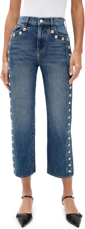Women's Dylan Ankle High Rise Straight Jeans