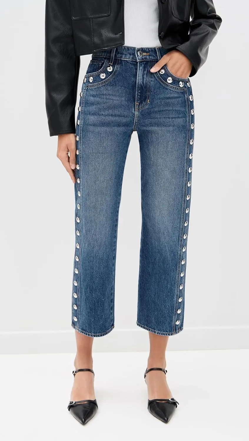 Women's Dylan Ankle High Rise Straight Jeans