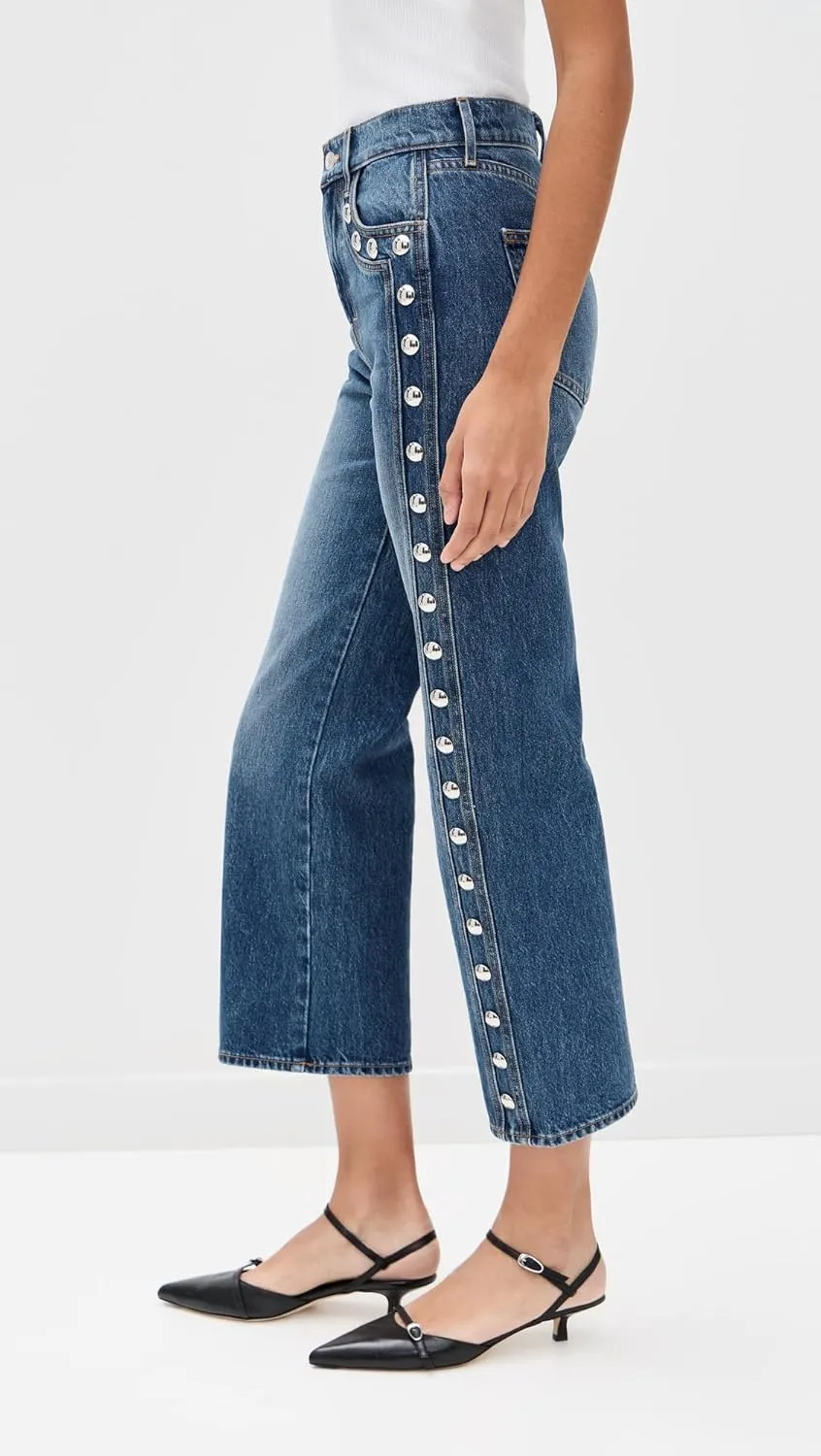 Women's Dylan Ankle High Rise Straight Jeans