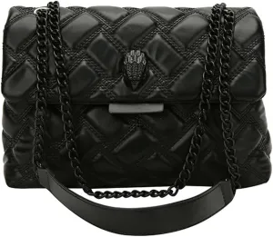 Women's Elegant Quilted Design Cute Shoulder Bag, Fashionable Shoulder Crossbody Chain Women's Bag for Women & Girls