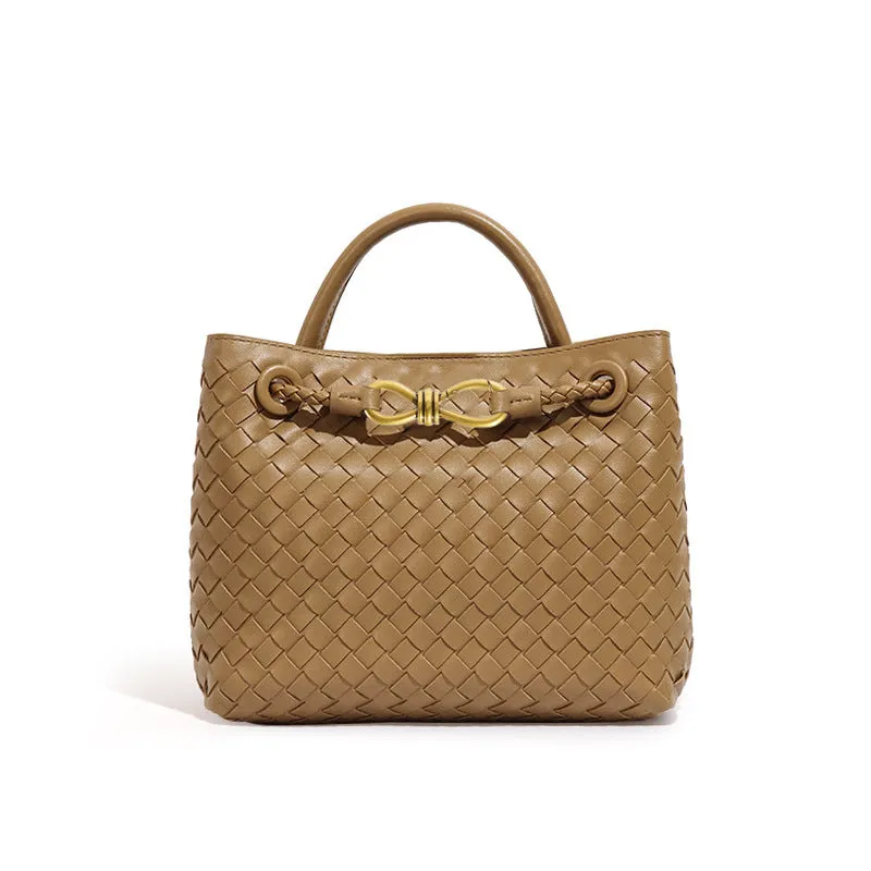 Women's High-grade Elegance Simplicity Hand-woven Practical Crossbody Bags