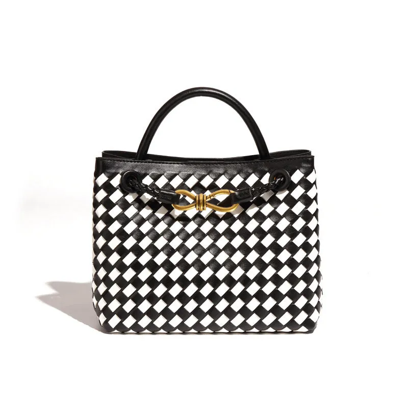 Women's High-grade Elegance Simplicity Hand-woven Practical Crossbody Bags
