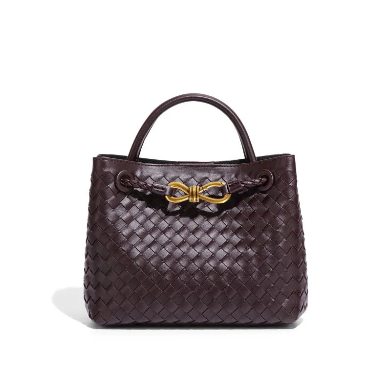 Women's High-grade Elegance Simplicity Hand-woven Practical Crossbody Bags