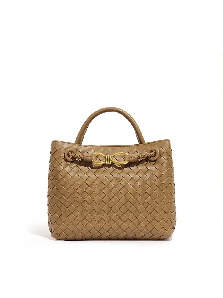Women's High-grade Elegance Simplicity Hand-woven Practical Crossbody Bags