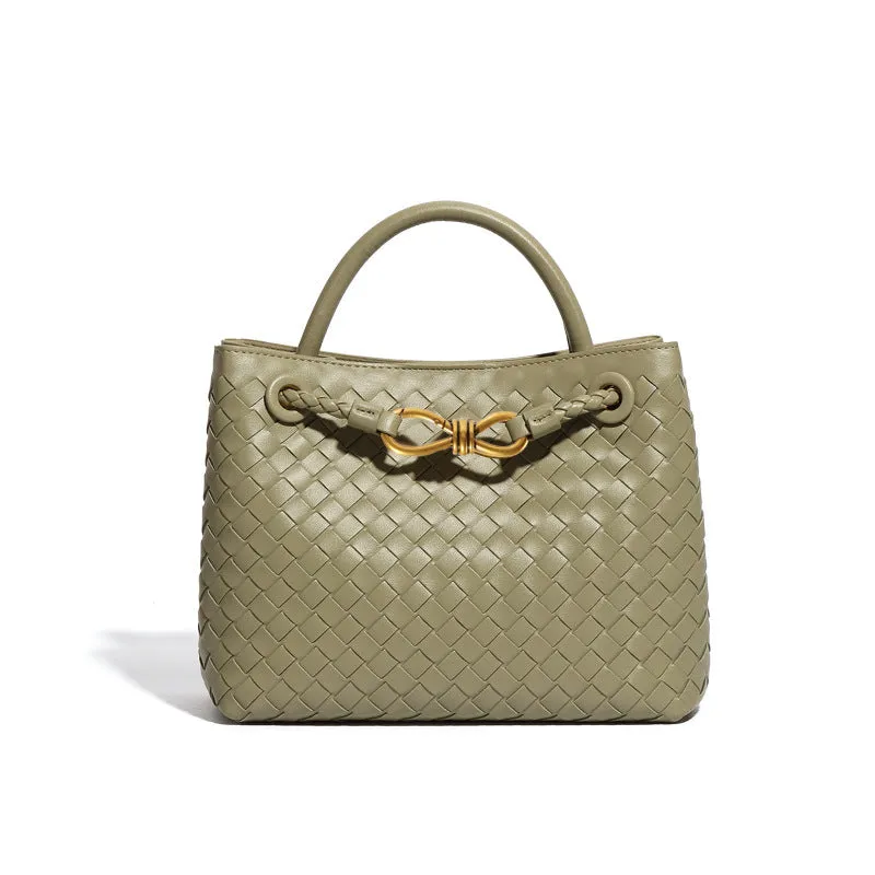 Women's High-grade Elegance Simplicity Hand-woven Practical Crossbody Bags