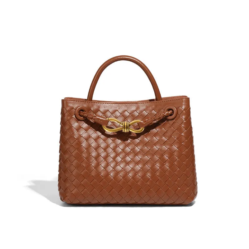 Women's High-grade Elegance Simplicity Hand-woven Practical Crossbody Bags