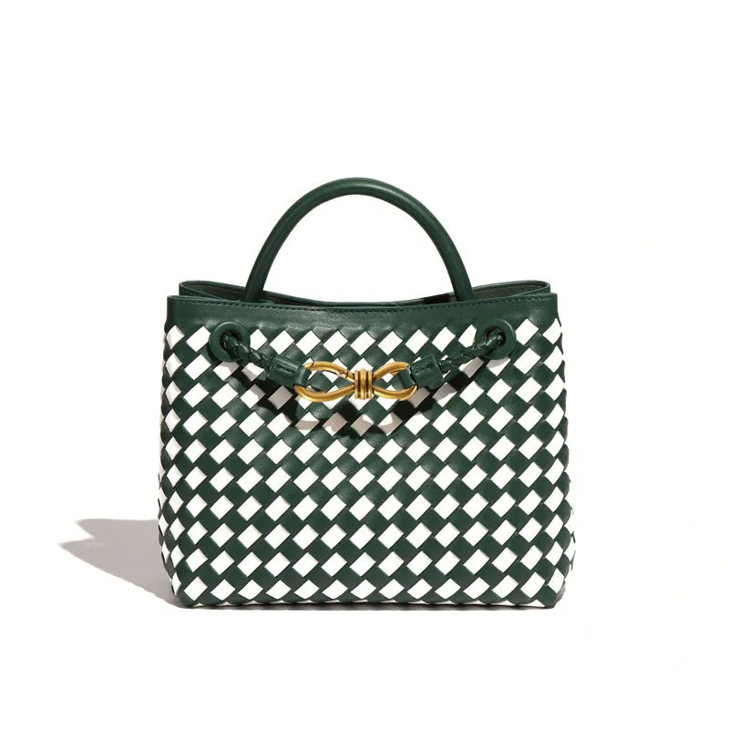 Women's High-grade Elegance Simplicity Hand-woven Practical Crossbody Bags