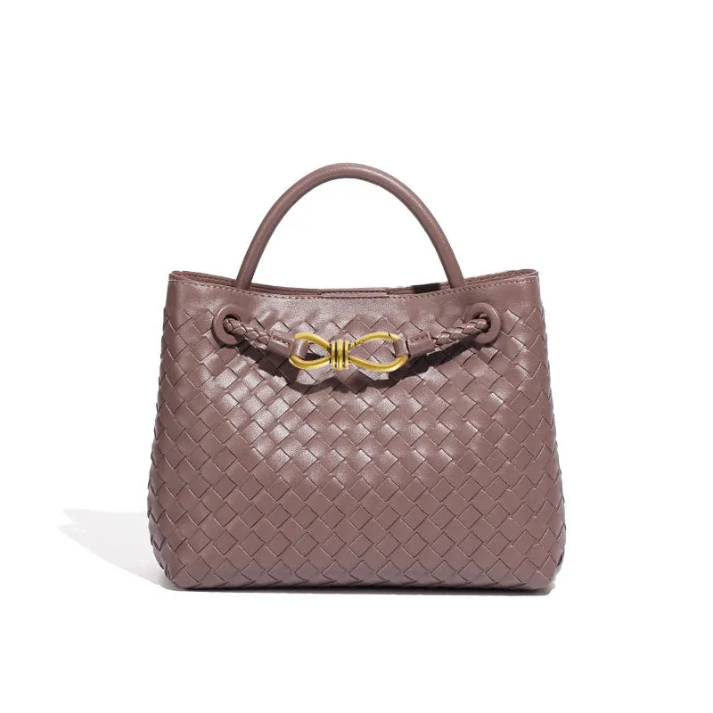 Women's High-grade Elegance Simplicity Hand-woven Practical Crossbody Bags