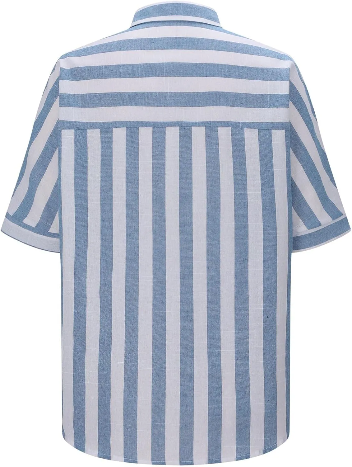 Women's Linen V Neck Button Down Shirt Roll Up Short Sleeve Casual Collared Work Blouse Loose Top Trendy