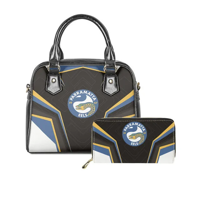 Womens Luxury NRL 2 pc Handbag Tote & Zipper Purse Sets