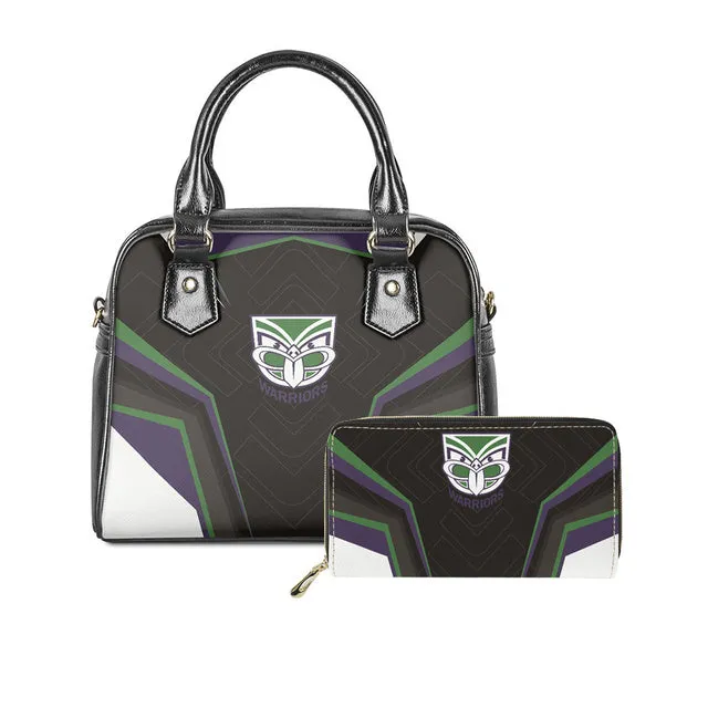 Womens Luxury NRL 2 pc Handbag Tote & Zipper Purse Sets
