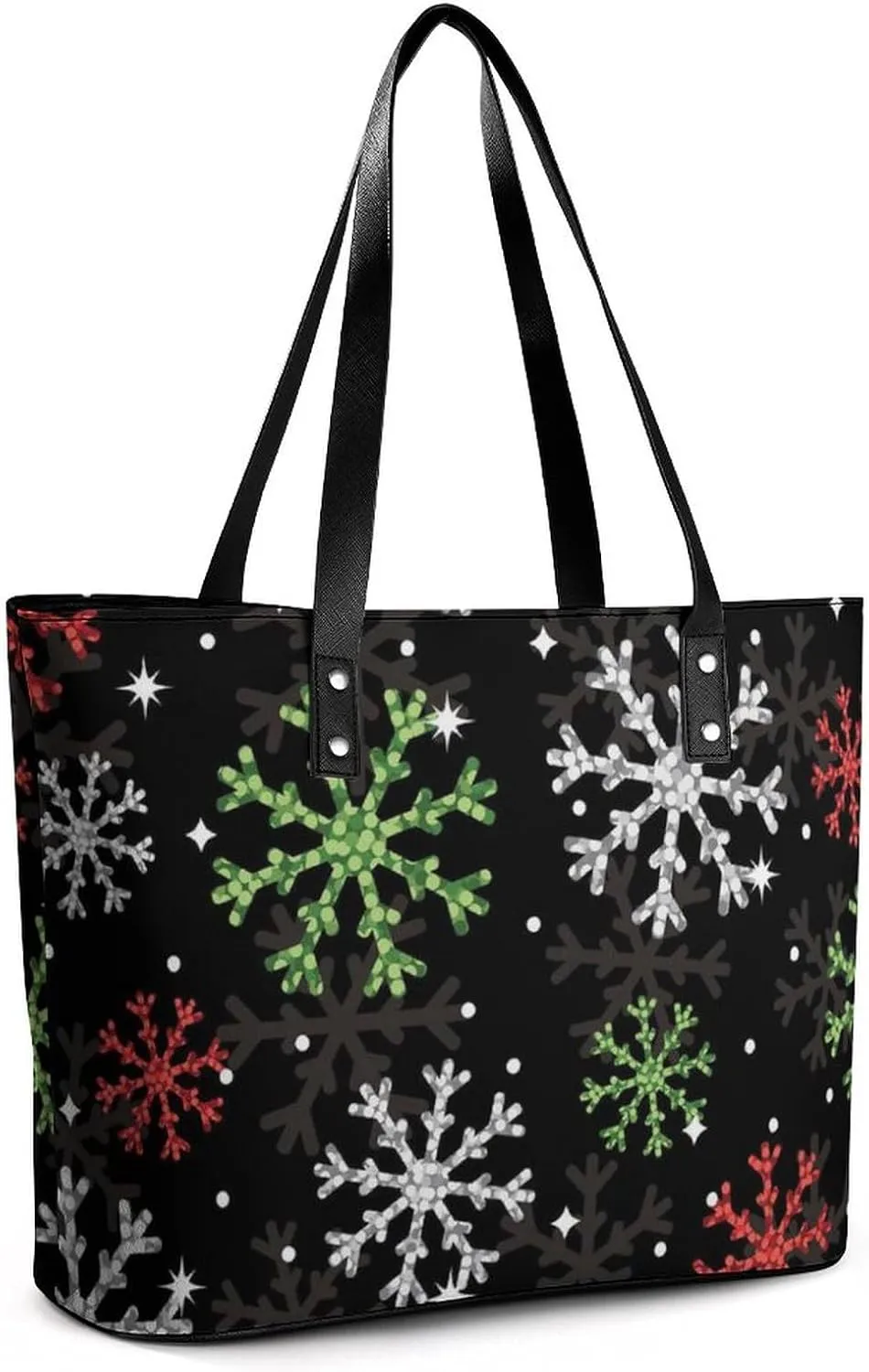 Women's Portable Tote Bag Trendy Modern Leather Handbag For Work Weekend