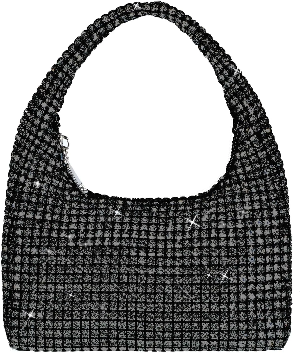 Women's Rhinestone Purses Sparkly Clutch Evening Handbag Prom Purse for Party Bridal Wedding
