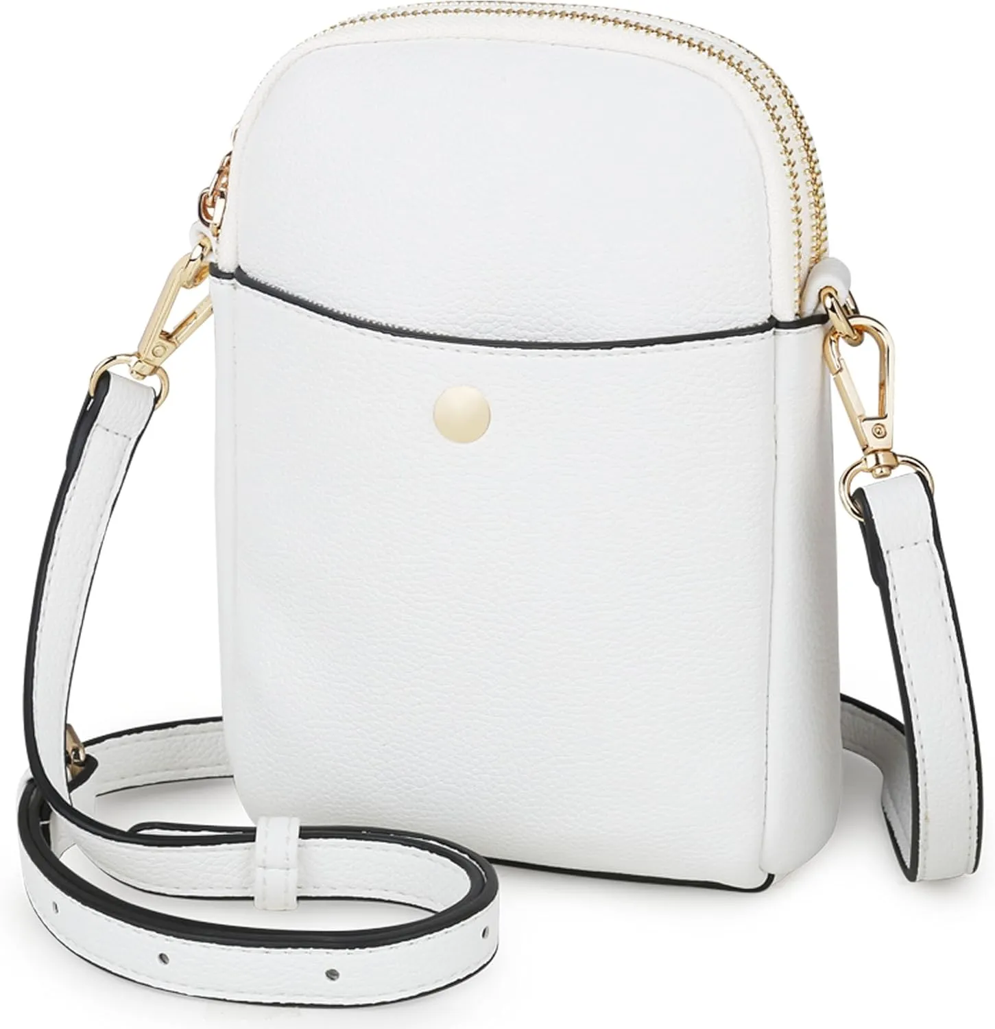 Women's Small Crossbody Bag, Multi-Pocket Mobile Phone Wallet with Adjustable Shoulder Strap