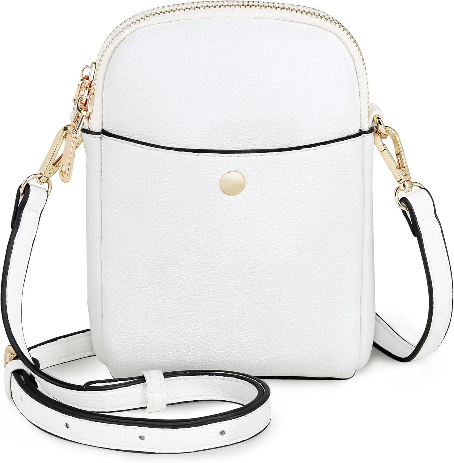 Women's Small Crossbody, Multi-Compartment Mobile Phone Wallet with Adjustable Shoulder Strap and Wallet Compartment