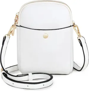Women's Small Crossbody, Multi-Compartment Mobile Phone Wallet with Adjustable Shoulder Strap and Wallet Compartment