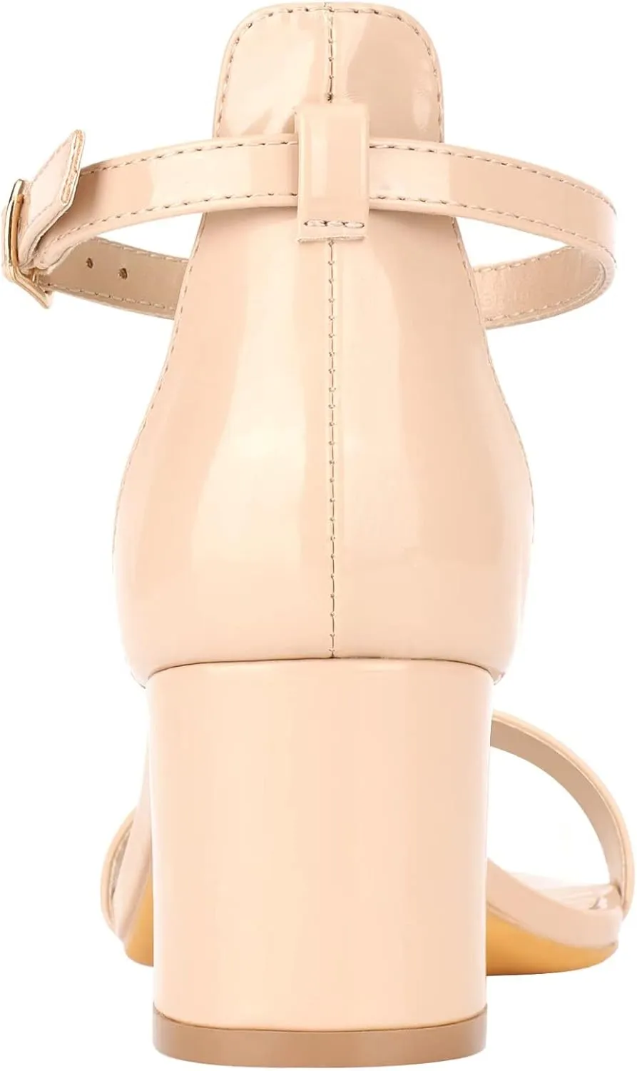 Women's Strappy Chunky Block Low Heeled Sandals 2 Inch Open Toe Ankle Strap High Heel Dress Sandals Daily Work Party Shoes
