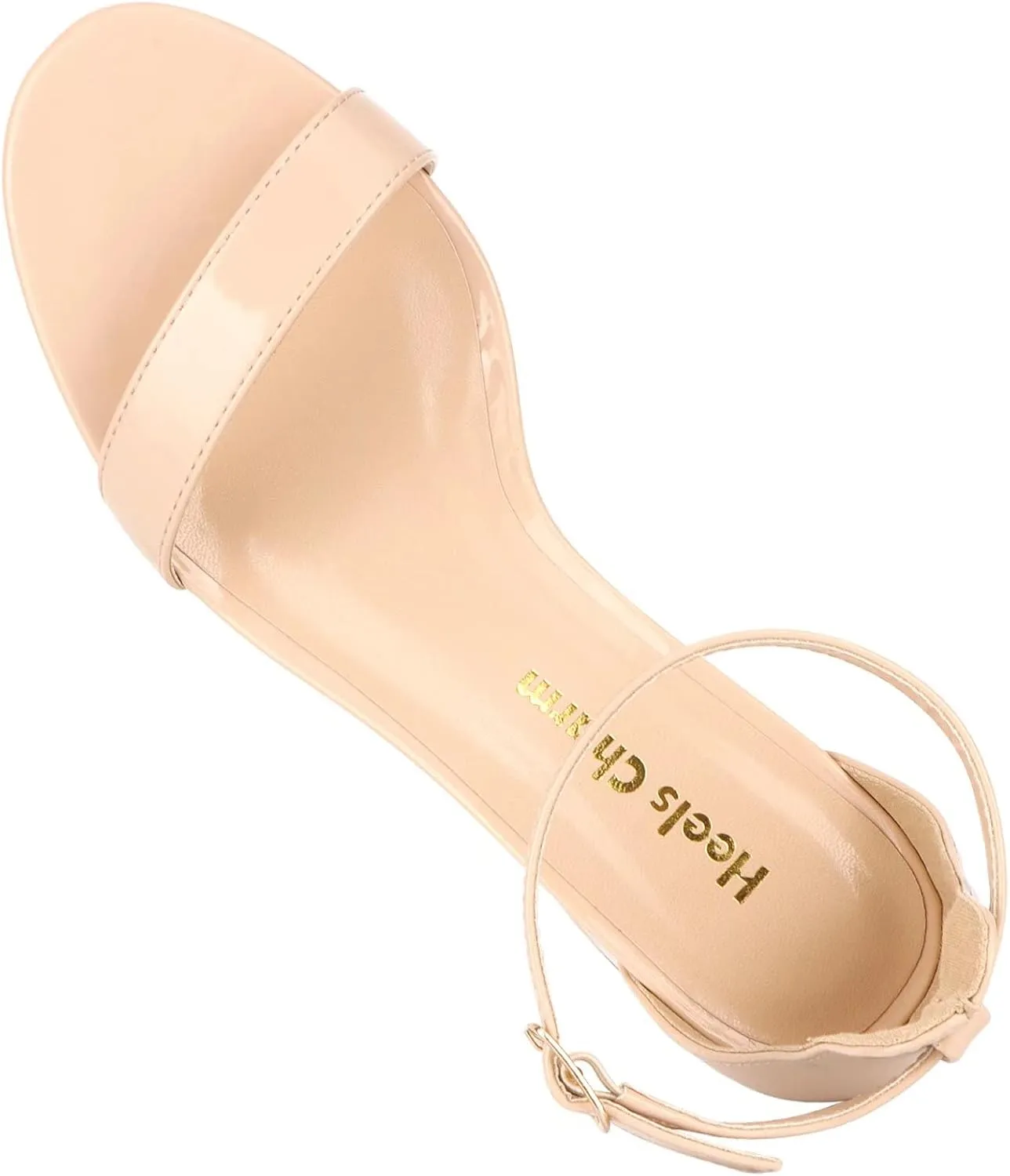 Women's Strappy Chunky Block Low Heeled Sandals 2 Inch Open Toe Ankle Strap High Heel Dress Sandals Daily Work Party Shoes