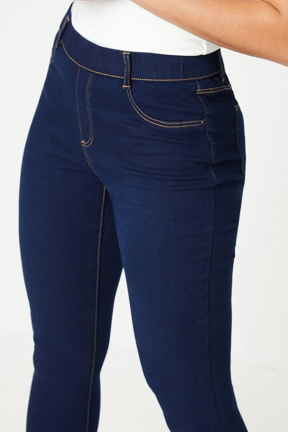Womens/Ladies Petite Skinny Ankle Grazer Jegging