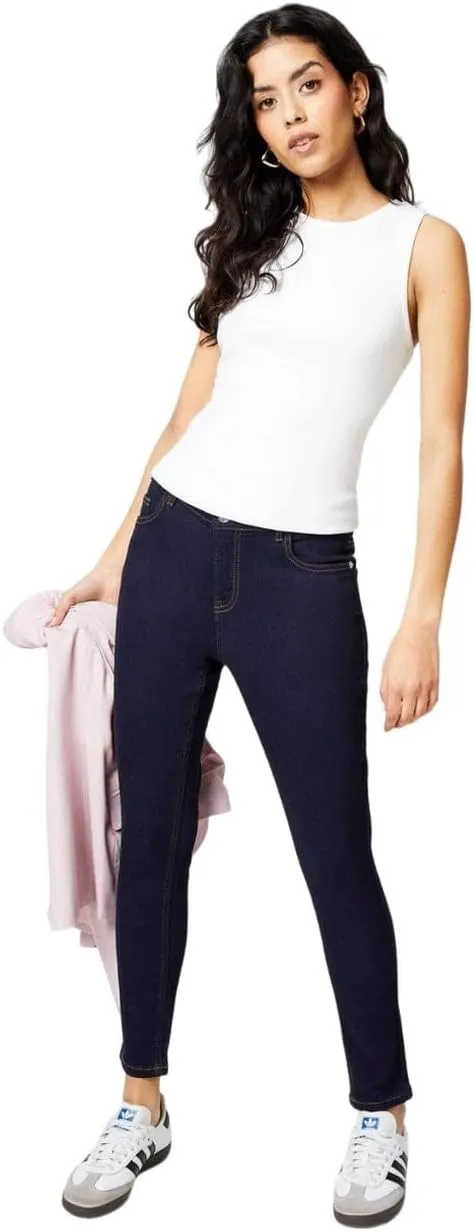 Womens/Ladies Stretch Petite Skinny Jeans