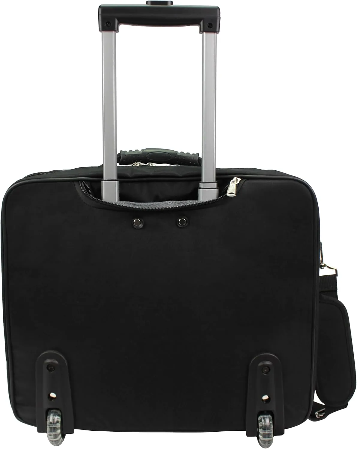 World Traveler Rolling 17-Inch Laptop Briefcase Computer Case, Black, One Size