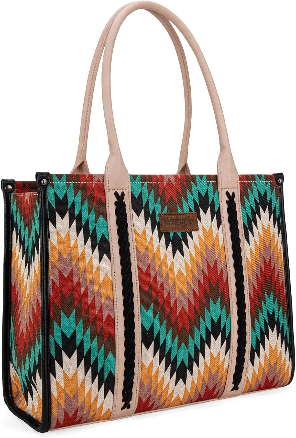 Wrangler Aztec Tote Bag for Women Western Top Handle Handbags and Purses