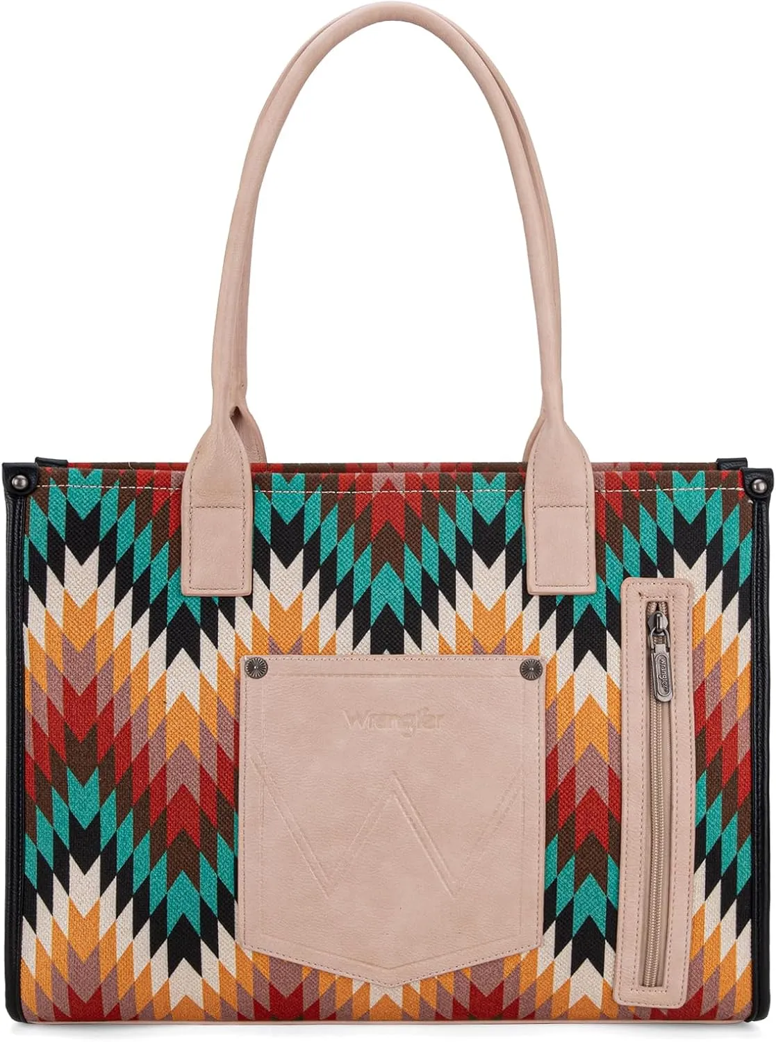 Wrangler Aztec Tote Bag for Women Western Top Handle Handbags and Purses