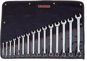 Wright Tool 915 Full Polish 12 Point Combination Wrench Set 5/16" - 1-1/4" (15-Piece),Silver