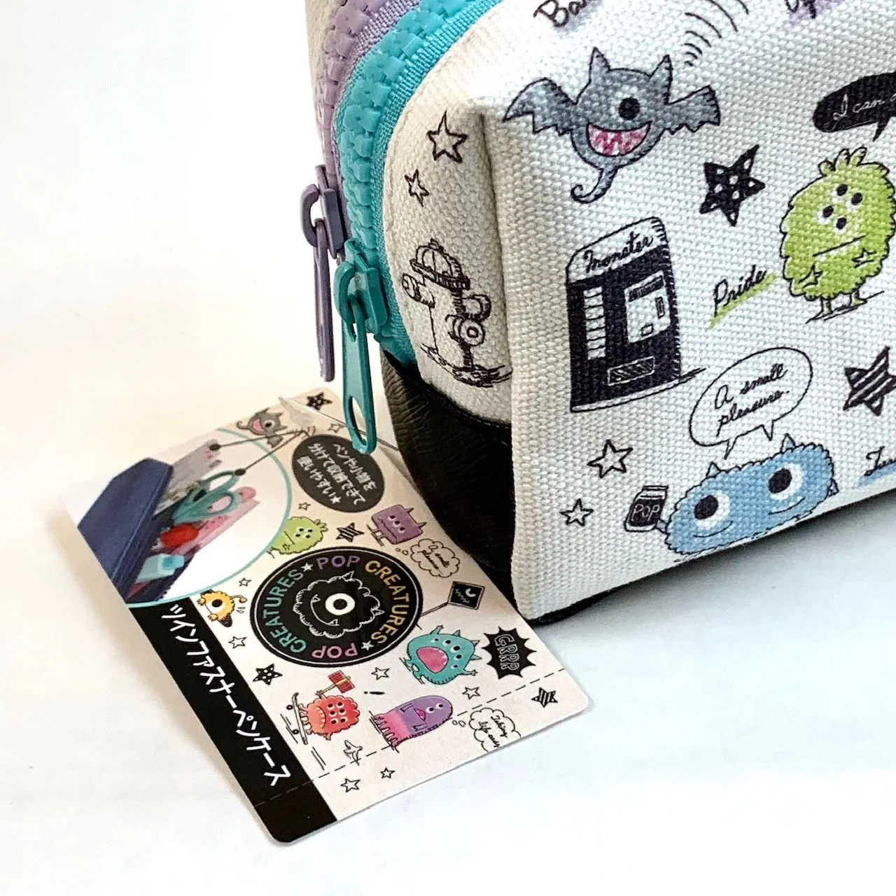 X 721056 Kamio Pop Creatures PENCIL BAG-DISCONTINUED