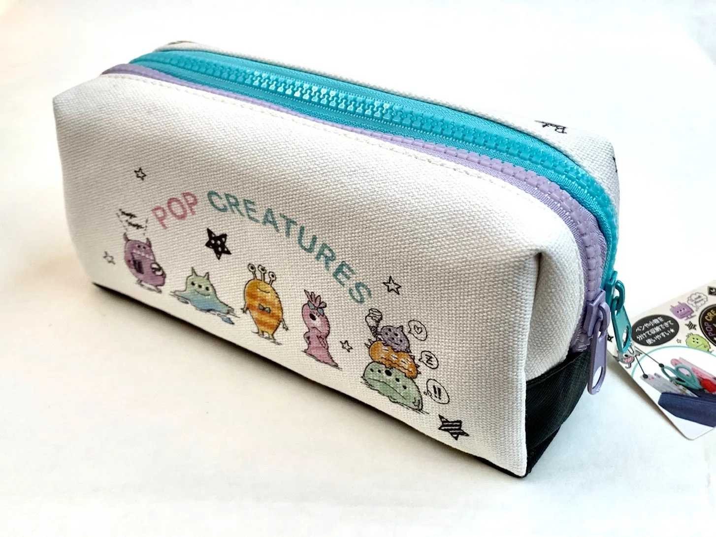 X 721056 Kamio Pop Creatures PENCIL BAG-DISCONTINUED