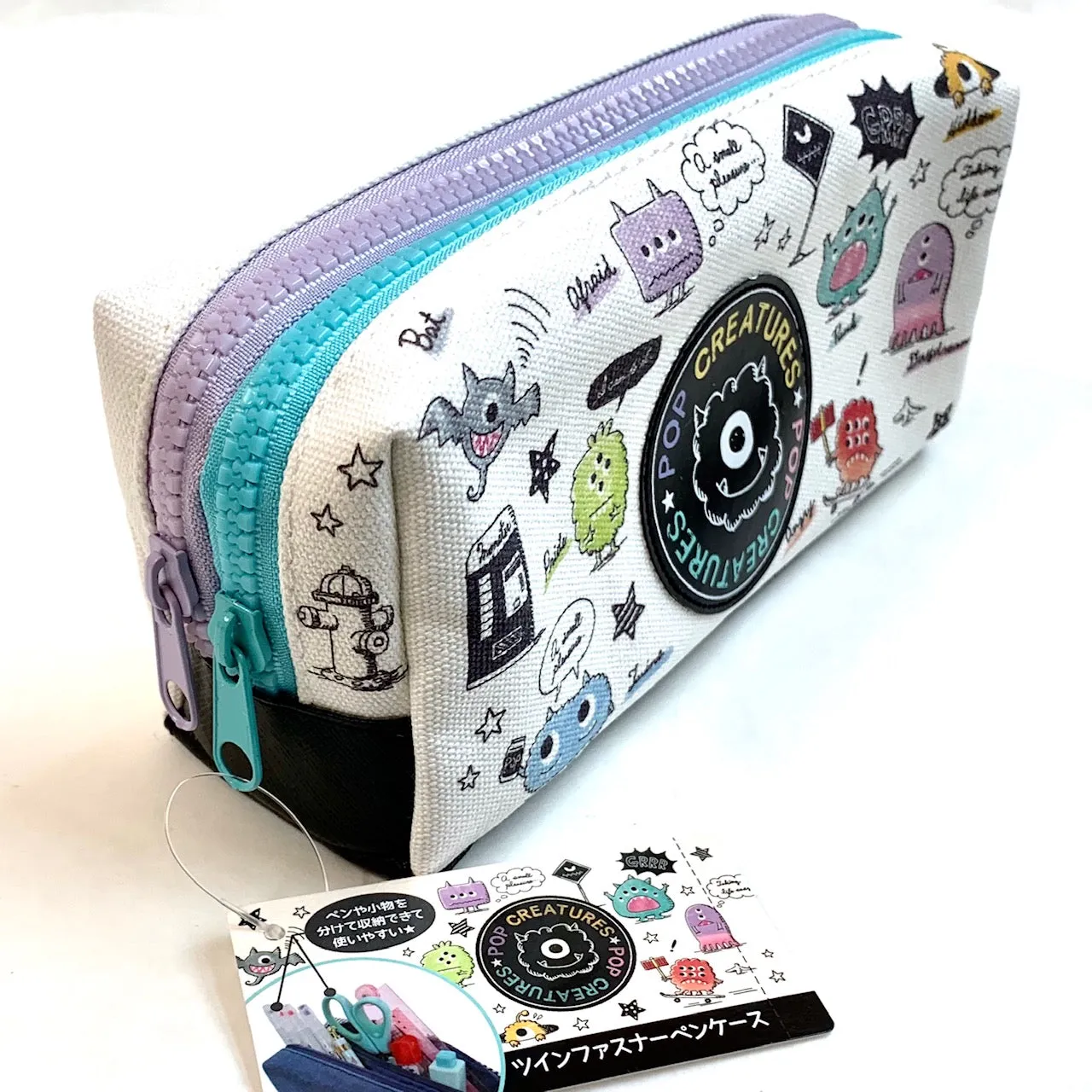 X 721056 Kamio Pop Creatures PENCIL BAG-DISCONTINUED
