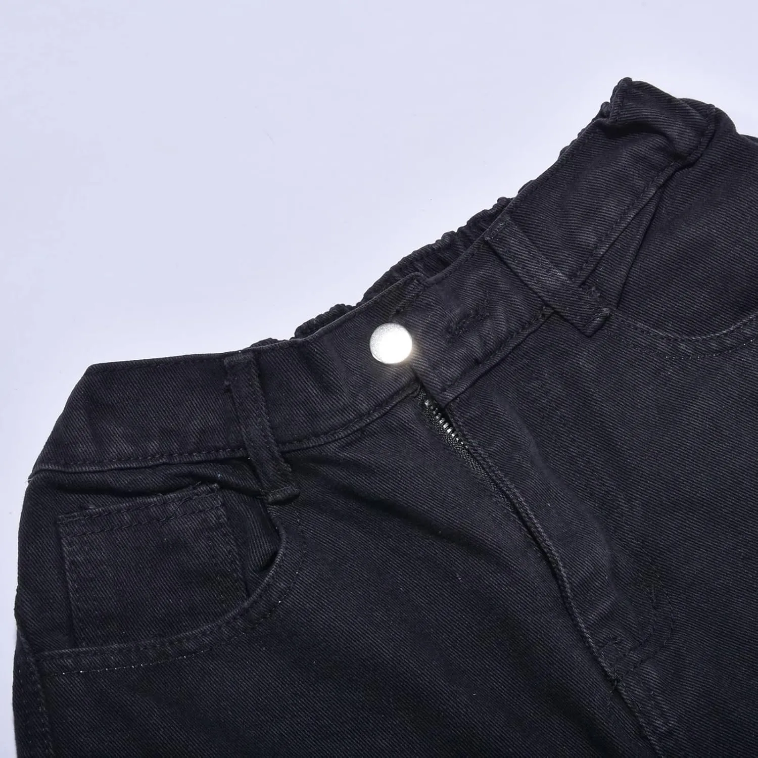 Y2k Pants Men Baggy Jeans Star Embroidery Denim Pants High Waisted Hip Hop Streetwear Casual High Street Trousers