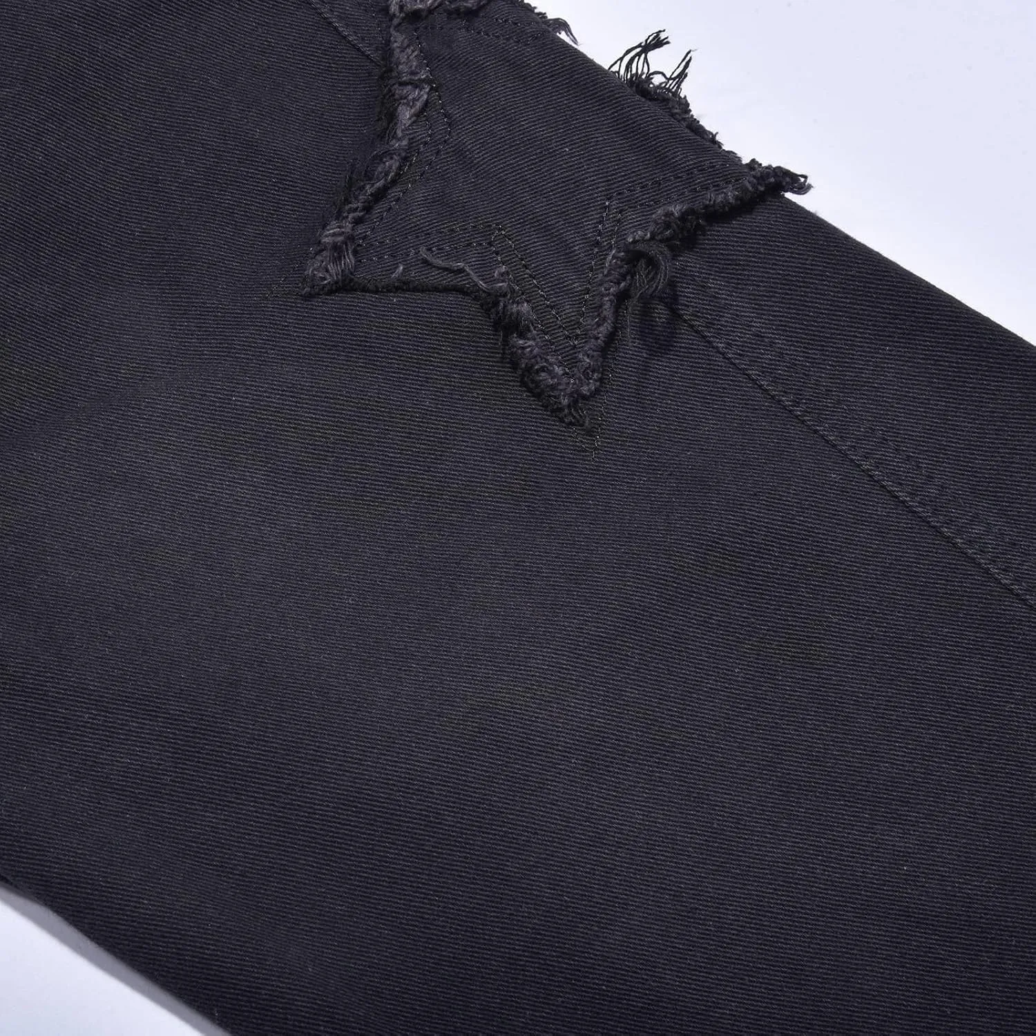 Y2k Pants Men Baggy Jeans Star Embroidery Denim Pants High Waisted Hip Hop Streetwear Casual High Street Trousers