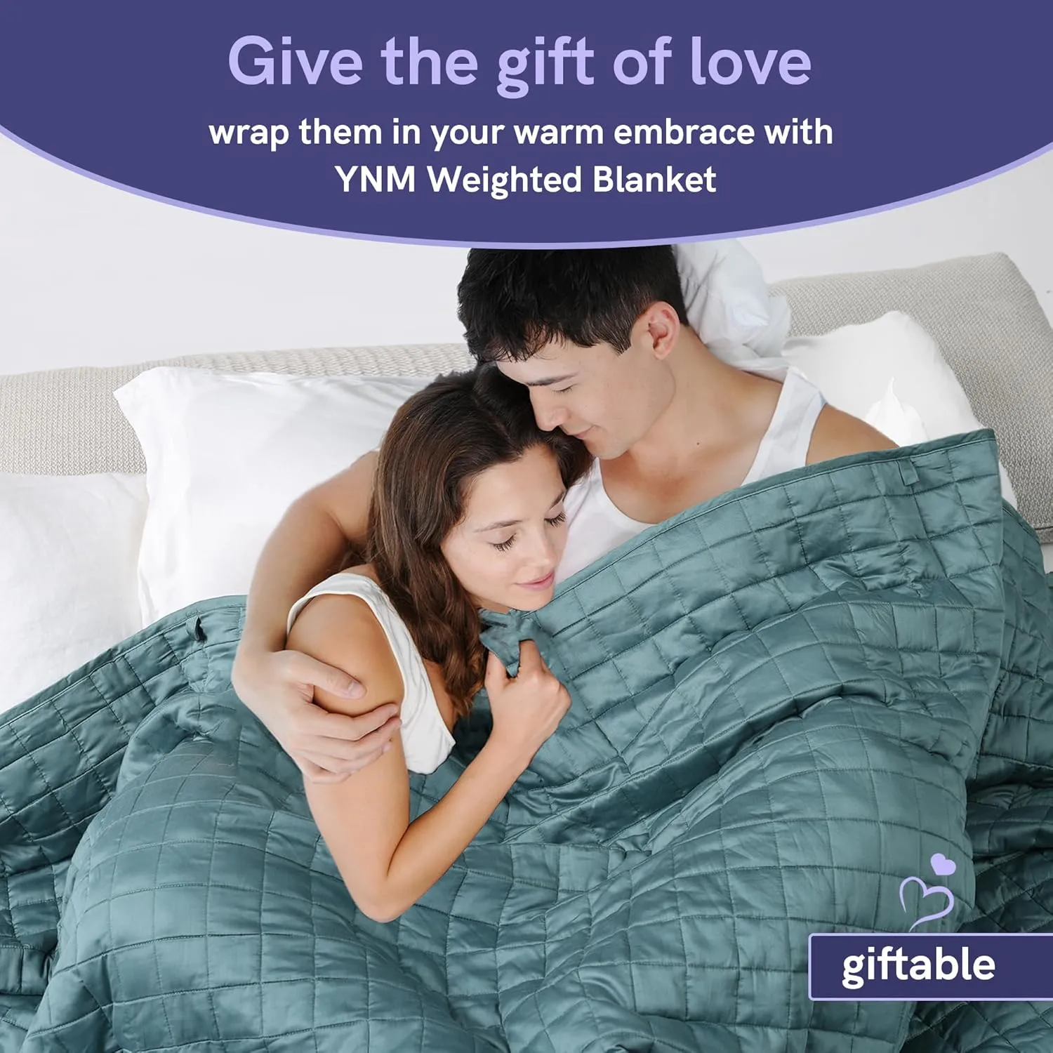 YnM Weighted Blanket — Heavy 100% Oeko-Tex Certified Cotton Material with Premium Glass Beads (Bradied Apricot, 36''x48'' 5lbs), Suit for One Person(~40lb) Use on Twin Bed