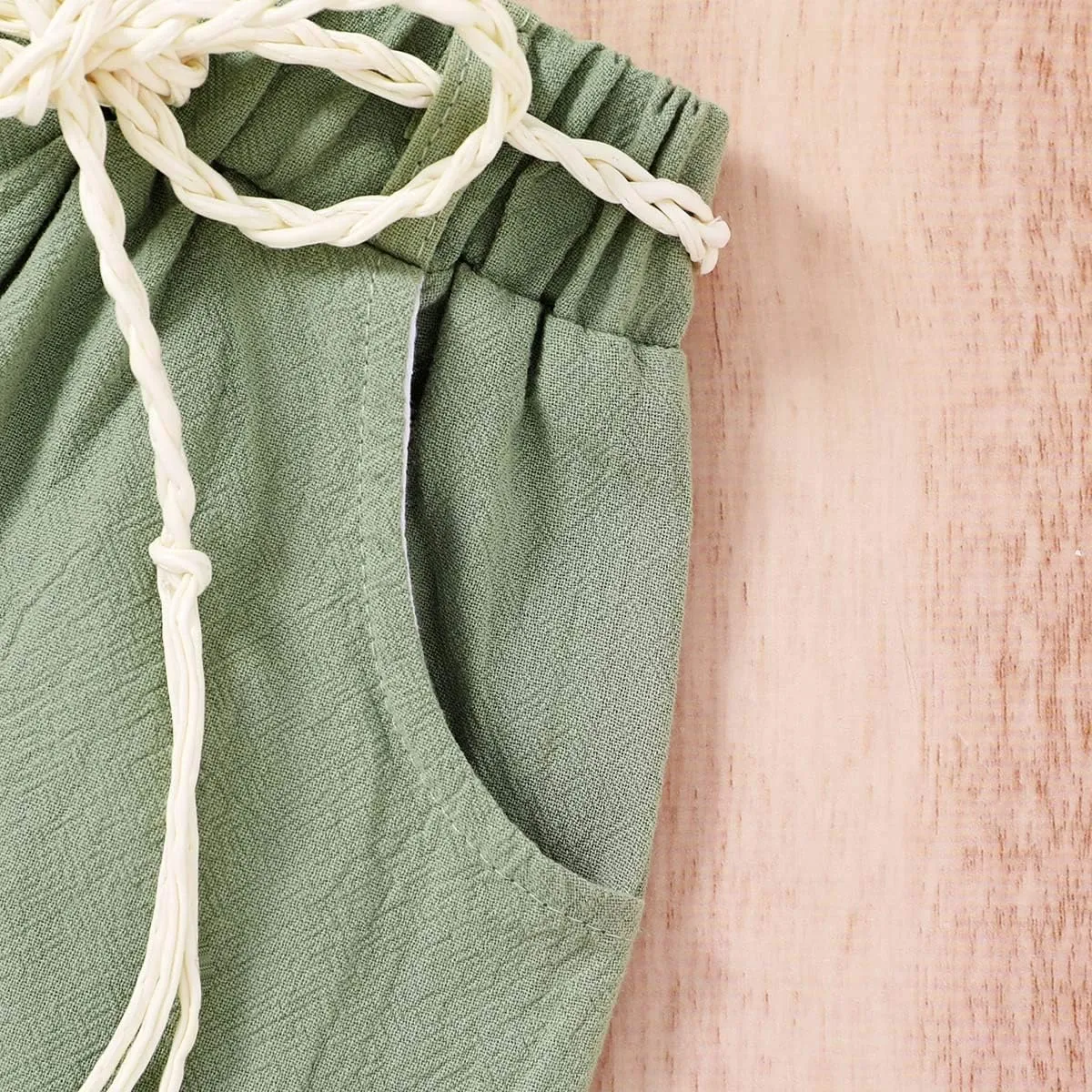 YOUNGER TREE Toddler Baby Girls Clothes Watermelon T-shirt   Linen Shorts with Belt Cute Summer Short Set