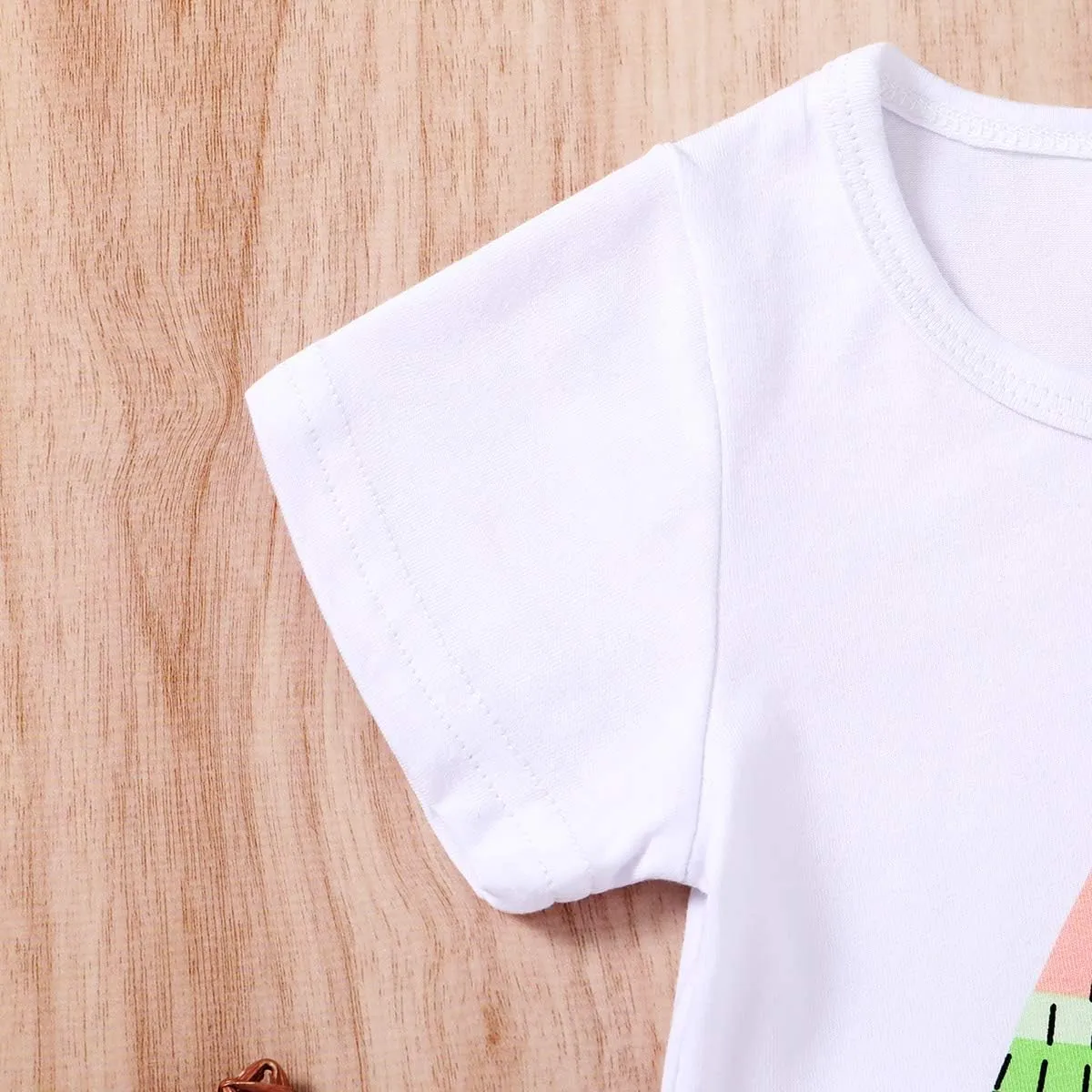YOUNGER TREE Toddler Baby Girls Clothes Watermelon T-shirt   Linen Shorts with Belt Cute Summer Short Set