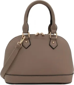 Zip-Around Saffiano Classic Dome Satchel