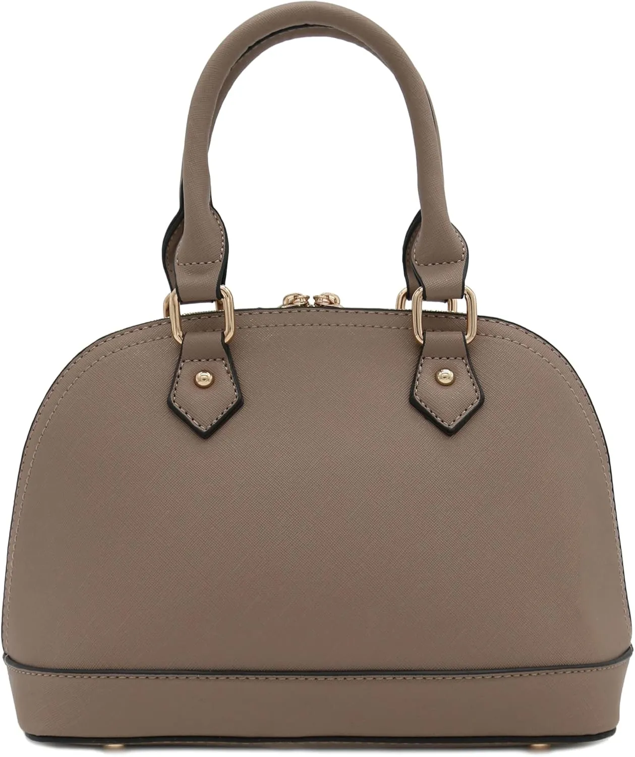 Zip-Around Saffiano Classic Dome Satchel