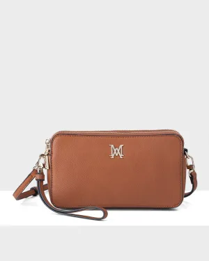 Zoe Slim Double Zip Camera Bag With Detachable Wrist Strap